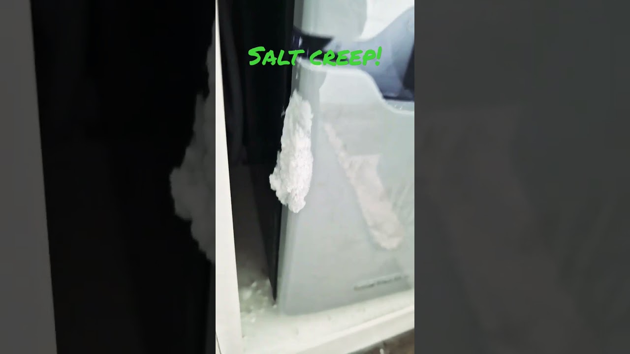 Salt creep on Kinetico water softener system 