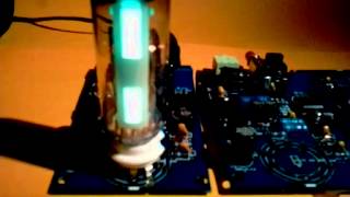 Tester ochi magic / Vu-metru cu 6E3P / EM84 , 6E1P / EM80