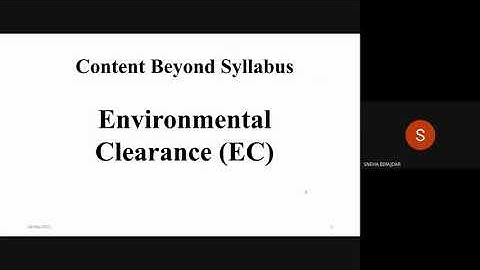 Environmental Clearance