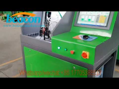 Common rail diesel fuel injector test bench CRS5000 piezo injector testing machine CR305 test video