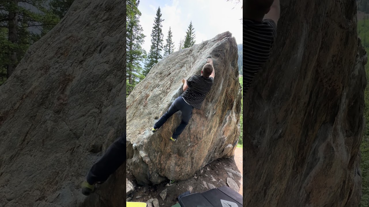 Guanella Arete (V6) | 7 Mile Boulders | Guanella Pass