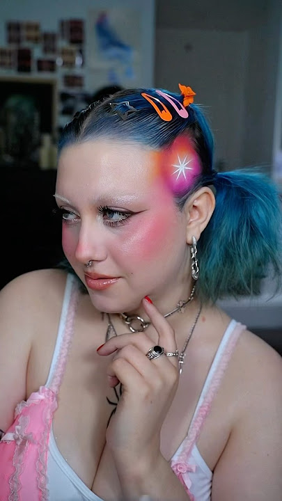 snazzing up my bald spot part 21- Lesbian flag inspired for pride month!👩‍❤️‍💋‍👩✨