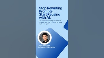 Stop Rewriting Prompts. Start Reusing with AI.