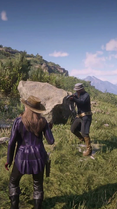 Miss Sadie Gunslinger againts 4,5 #reddeadredemption #gaming #gamer