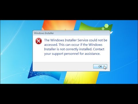 How to Fix the "Windows Installer Service could not be accessed" Error in Windows 7