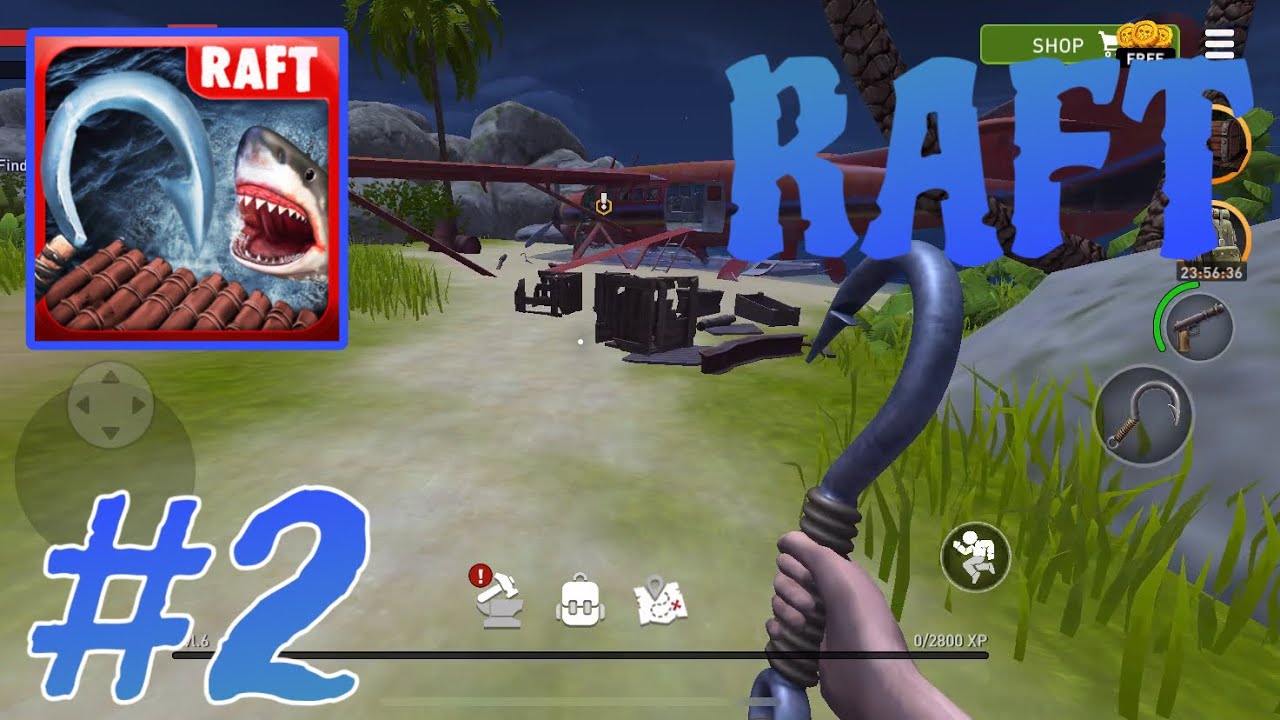 RAFT Survival - Ocean Nomad Gameplay #2 - YouTube