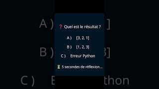 🐍 Quiz Python #1 : Trouveras-tu la bonne réponse ? 🤔