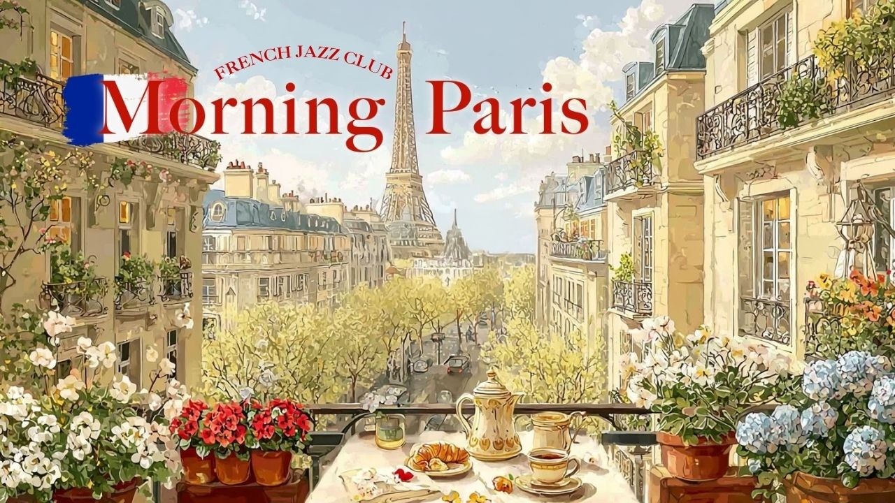𝐌𝐨𝐫𝐧𝐢𝐧𝐠 𝐏𝐚𝐫𝐢𝐬 ☕ Happy French Jazz — Start Your Day with Coffee | Good Mood
