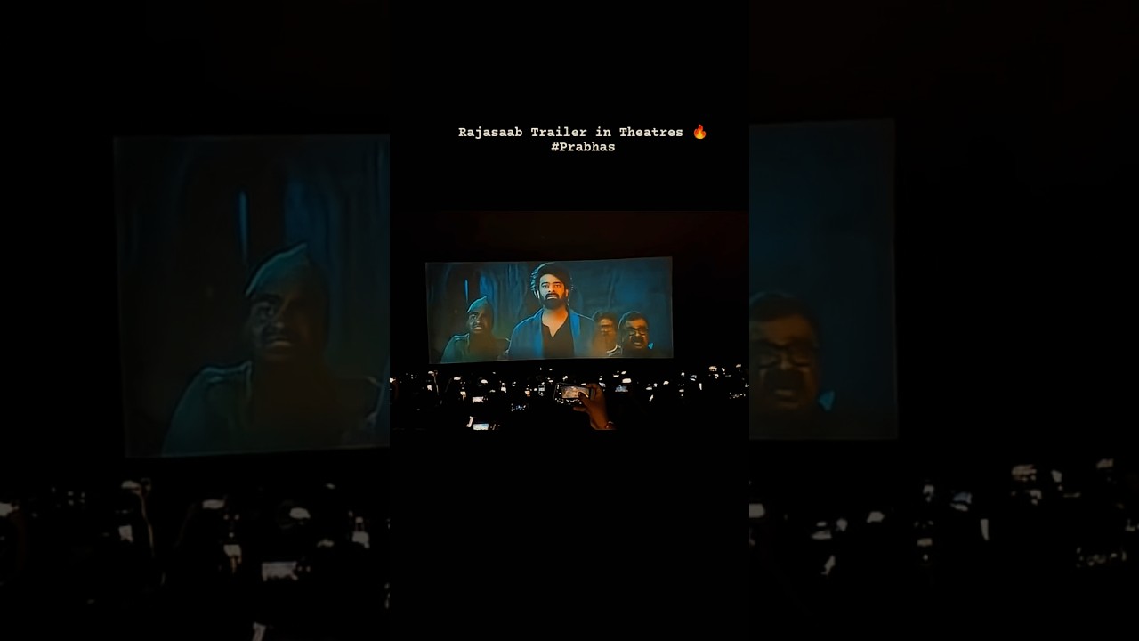 Rajasaab trailer theatre response ❤‍🔥