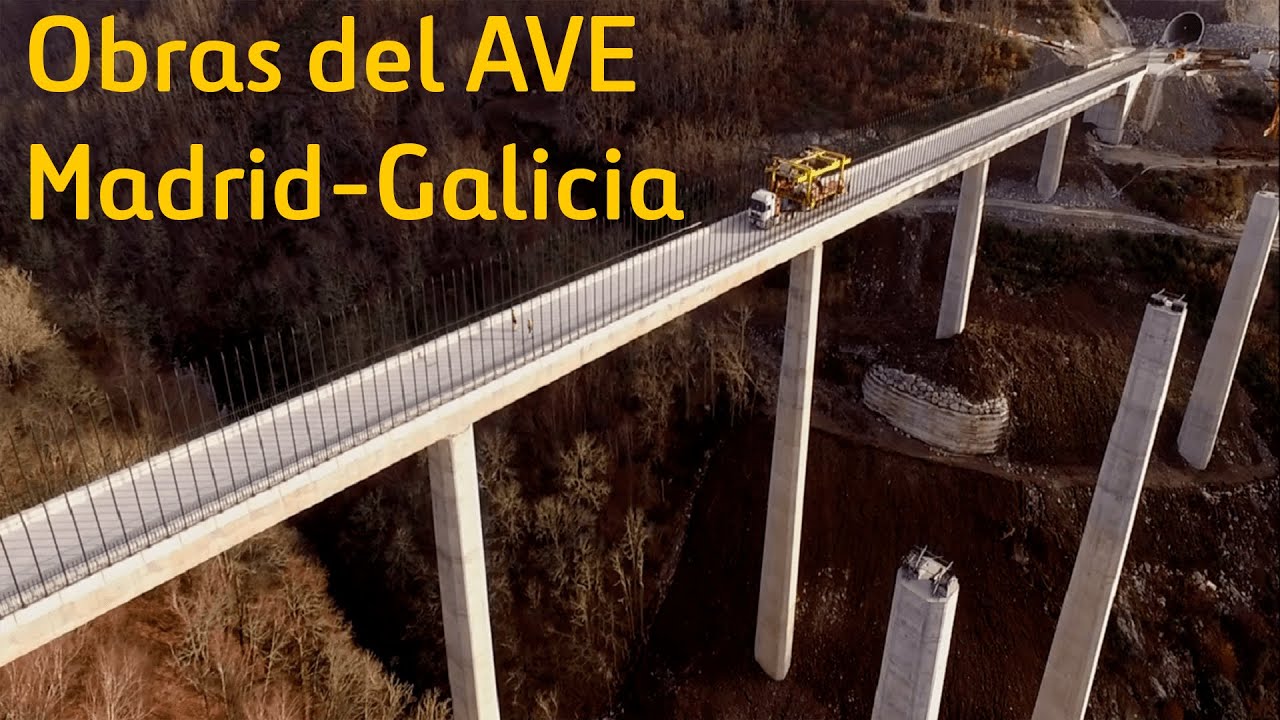 Obras del AVE Madrid-Galicia | Tramo Zamora-Ourense Parte 2  | Ferrovial Construcción