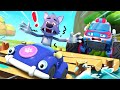 Monster Cars and London Bridge | Wheels on the Bus | Cars | Kids Song | Kids Cartoon | BabyBus