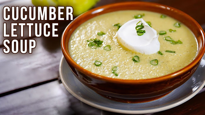 How to Make Cold Soup | Cucumber Lettuce Soup | Summer Chilled Soup Recipe | Varun
