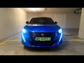 Peugeot e-208 GT / LED lights effects, ambient lighting, i-Cockpit 3D digital instruments cluster