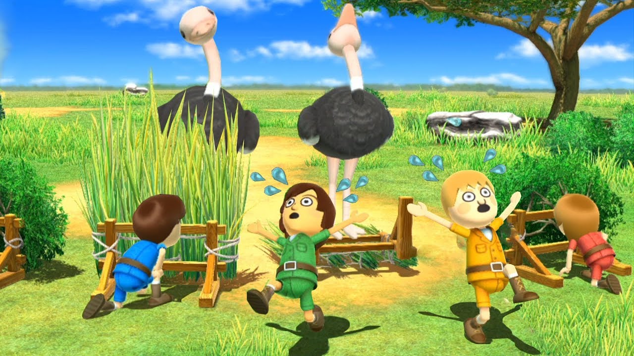 Wii Party U Minigames - xHnTx Vs Clara Vs Rie Vs Joost (Master Difficulty)| JinnaGaming