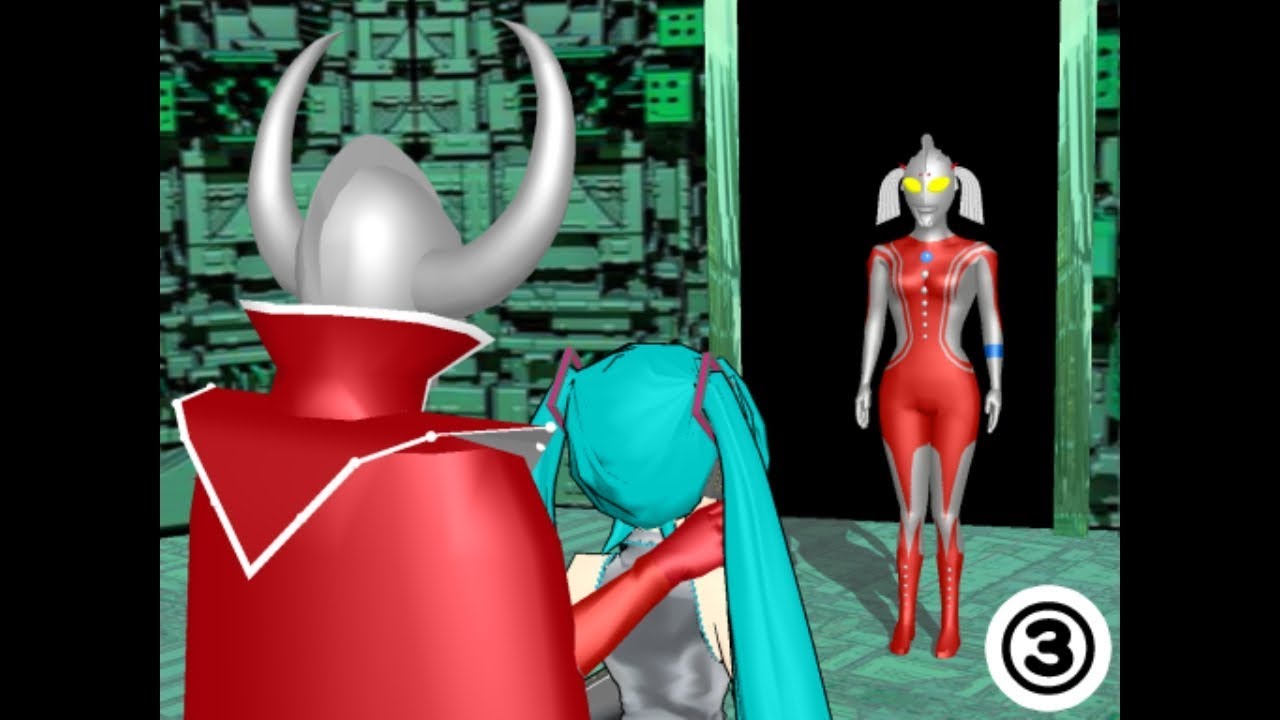 みく　ウルトラマン Zoffy and Hatsune Miku comics. [ Ultraman ][ MikuMikuDance ][ MMD
