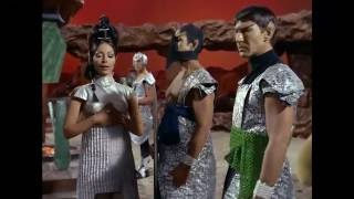 Spock being challenged by T'Pring during Pon Farr