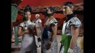 Spock being challenged by T'Pring during Pon Farr