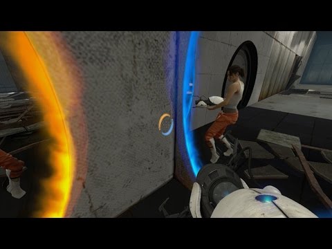 Gewian games - Portal 2: Part 4 - Chel is fat jokes