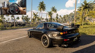 The Crew Motorfest - Mazda RX-7 Free-Roam (Logitech G29)