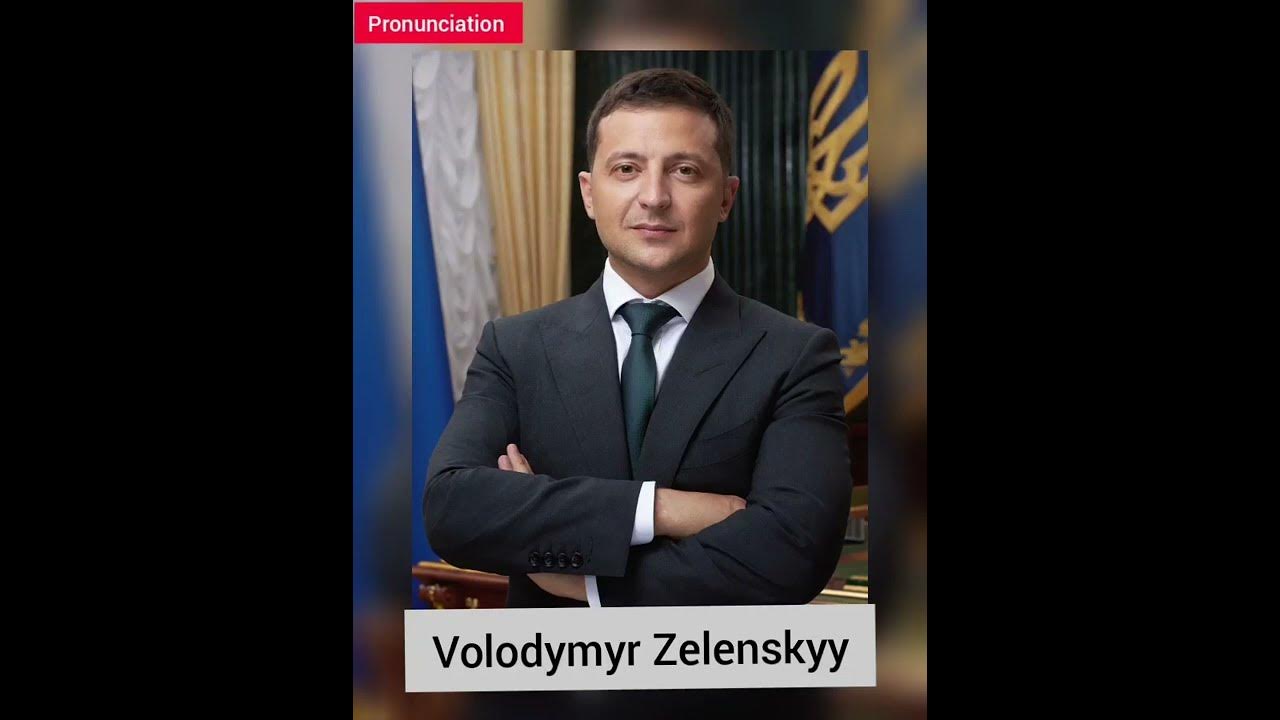 Volodymyr Zelenskyy Pronunciation #pronunciation #ukraine #zelensky