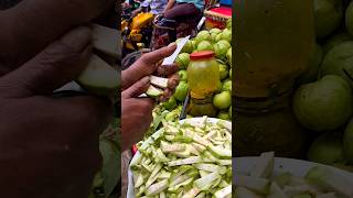 Very Fresh Guava cutting in Dhaka 👍#HandCut #DhakaStreetFood #Guavacutting