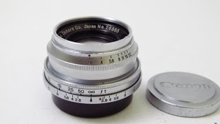 ライカL用 キヤノン 35mmF2.8 - YouTube