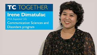 Irene Dimatulac (M.A. '22): Communication Sciences and Disorders program