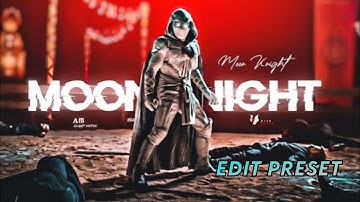 Moon knight badass edit / free preset (xml) 💎 alight motion