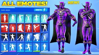 Fortnite BLACK PANTHER SKIN with All my Fortnite Dances & Emotes! (Fortnite Item Shop)