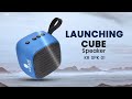 Kratos cube tws bluetooth speakers in built microphone in built fm sd card slot