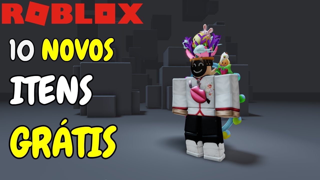 COMO PEGAR 10 ITENS GRATIS NO ROBLOX! 