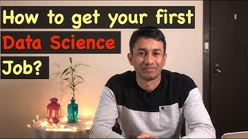 How to get your first data science job?