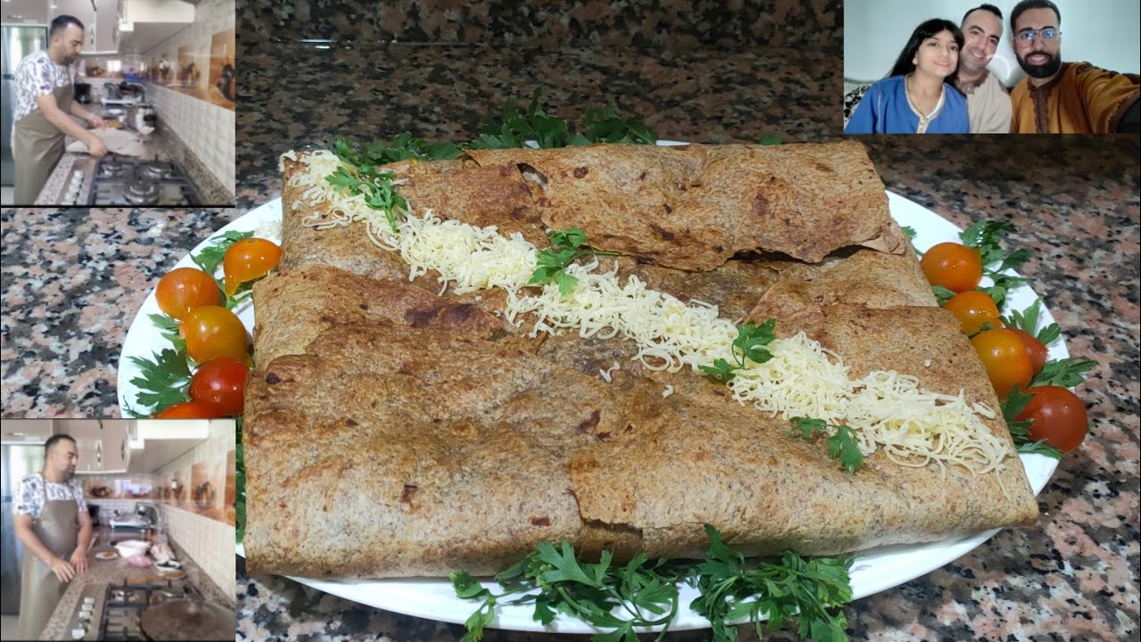 وصفة رائعة بخير الطاكوس على شكل بسطيلة سهلة التحضير بمكونات بسيطه والمداق والاروع 