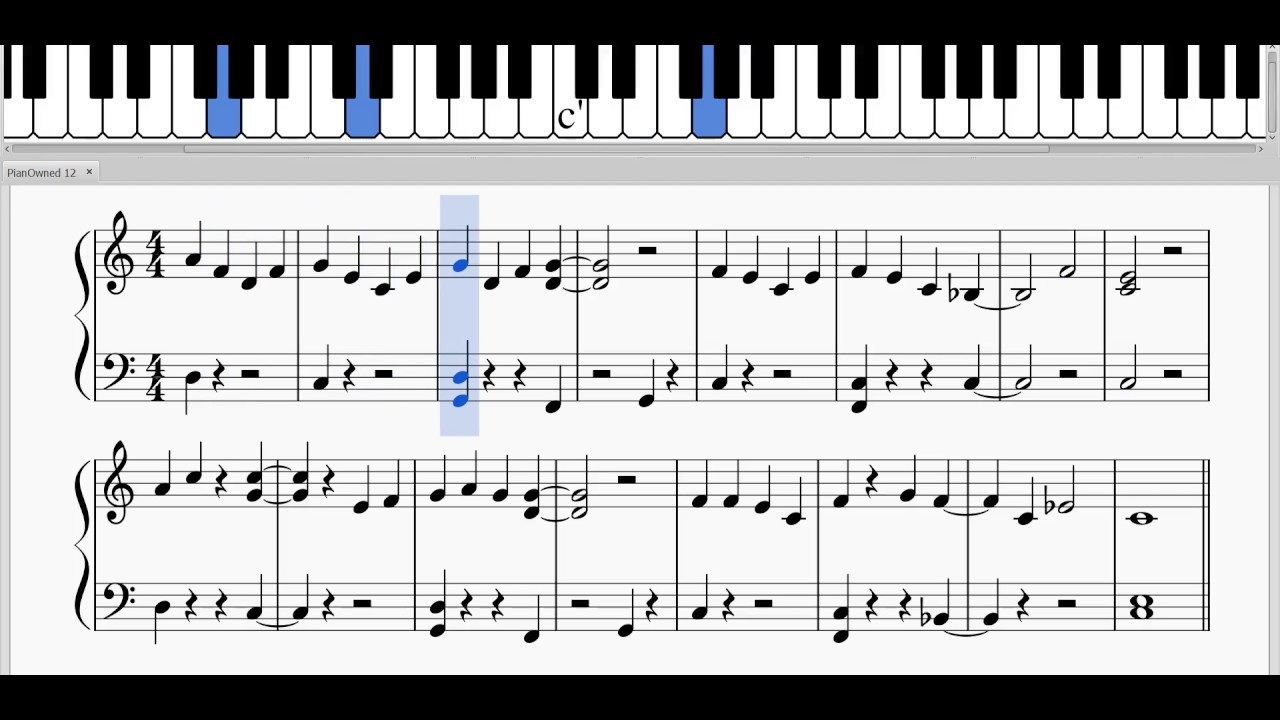 More Piano Sight Reading - Exercise 2 - YouTube