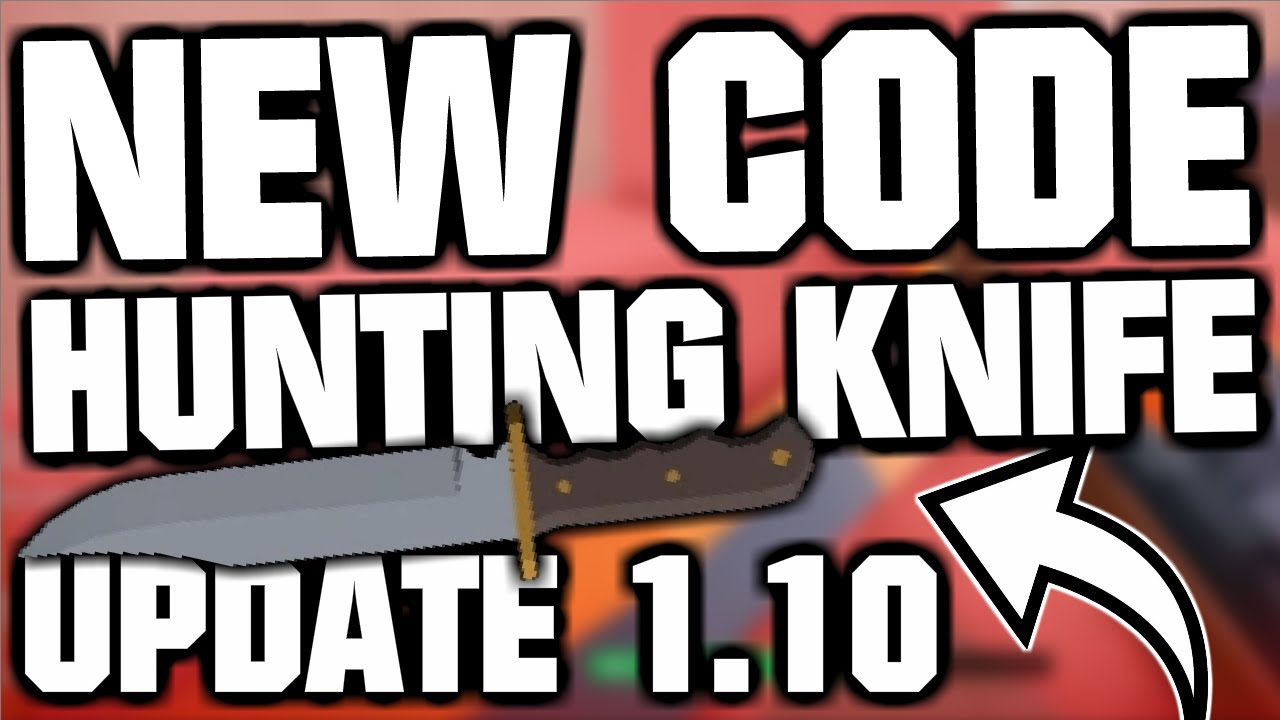 Hunting Knife New Code Stickers Update In Bad Business Roblox Youtube - knife roblox decal