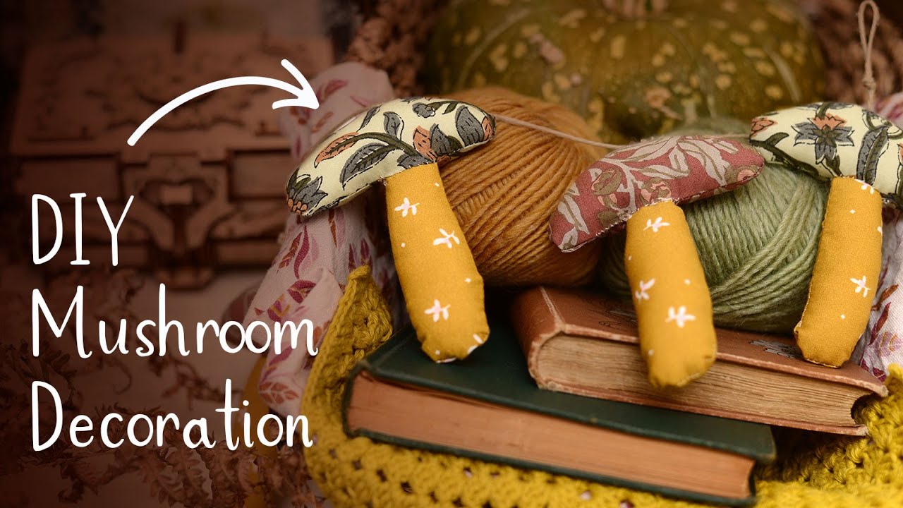 DIY home decorations 🍄 Handmade stuffed mushrooms | Sewing tutorial for beginners 2022