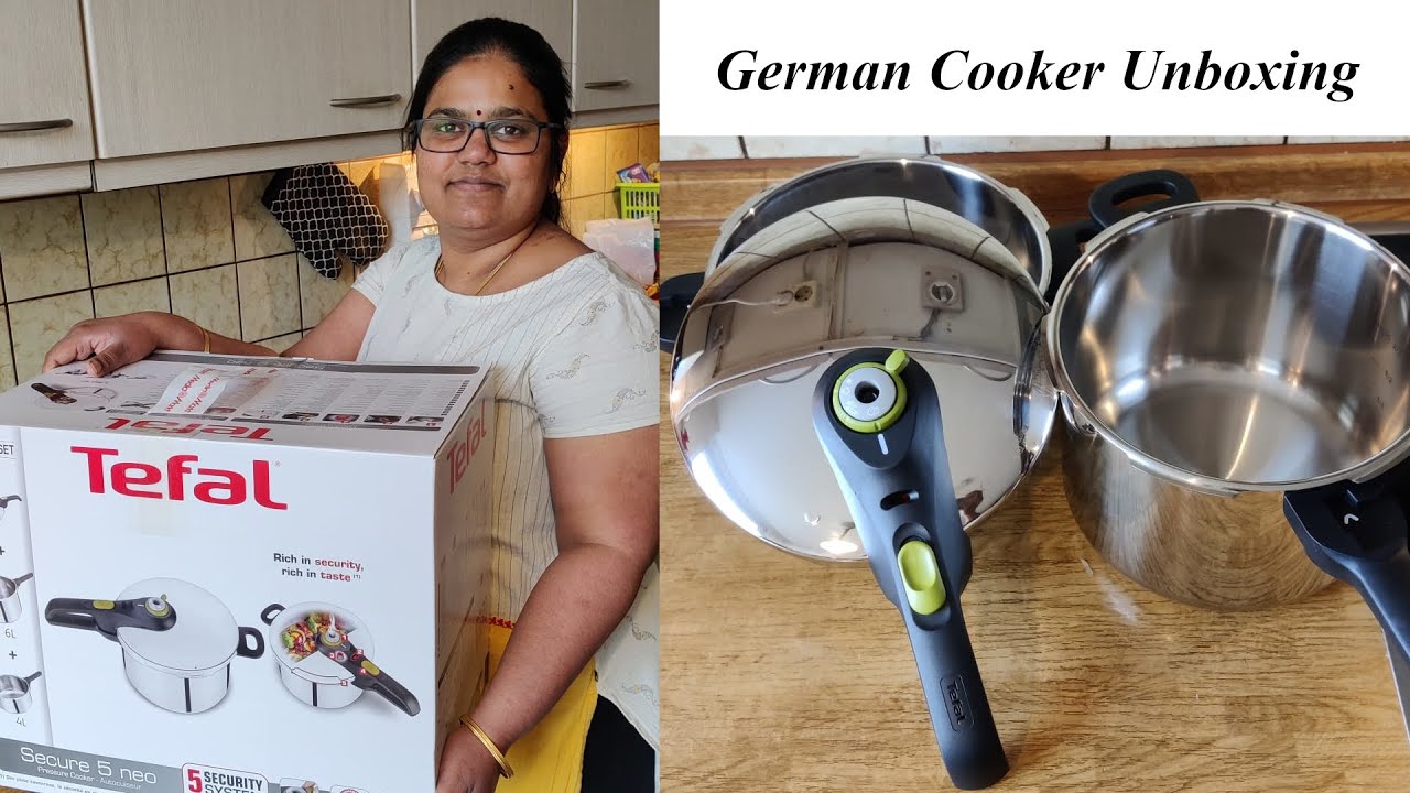 German Cooker Unboxing I Tefal Pressure Cooker Unboxing I Secure 5 Neo Pressure Cooker I Thookusoru YouTube