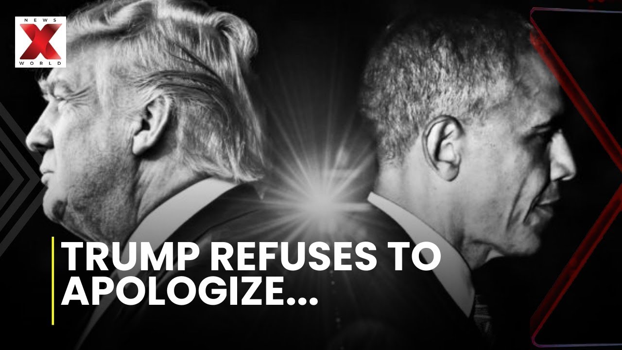 Trump Vs Obama Live : Trump posts video depicting Obamas in racist ...