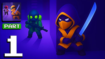 Stealth Master - Gameplay Walkthrough Part 1 - Become the Master of Silent Strikes (iOS, Android)