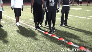 Chad Ochocinco, Andre Johnson, Santana Moss, Antonio Brown workout - AthleteIntel