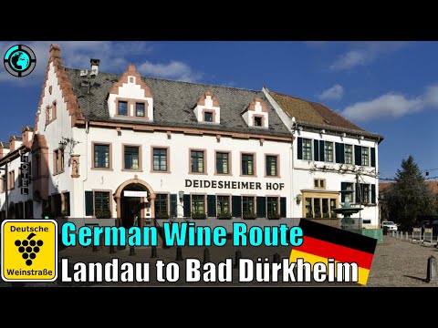 Scenic Drive | German Wine Route Landau to Bad Dürkheim | [Spring, dry, sunny]