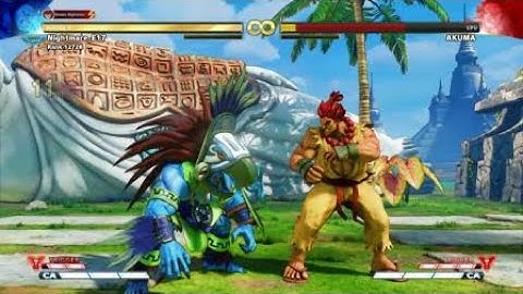 Street Fighter V Blanka V Trigger 1 Combo