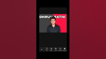 How to edit Dhruv Rathi style thumbnail #shortsthumbnail #dhruvrathee #edit