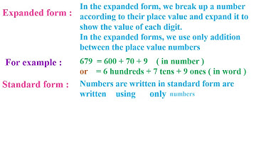 Chapter 2 - Fun with numbers - concept of expanded form and standard form for NCERT Class 3