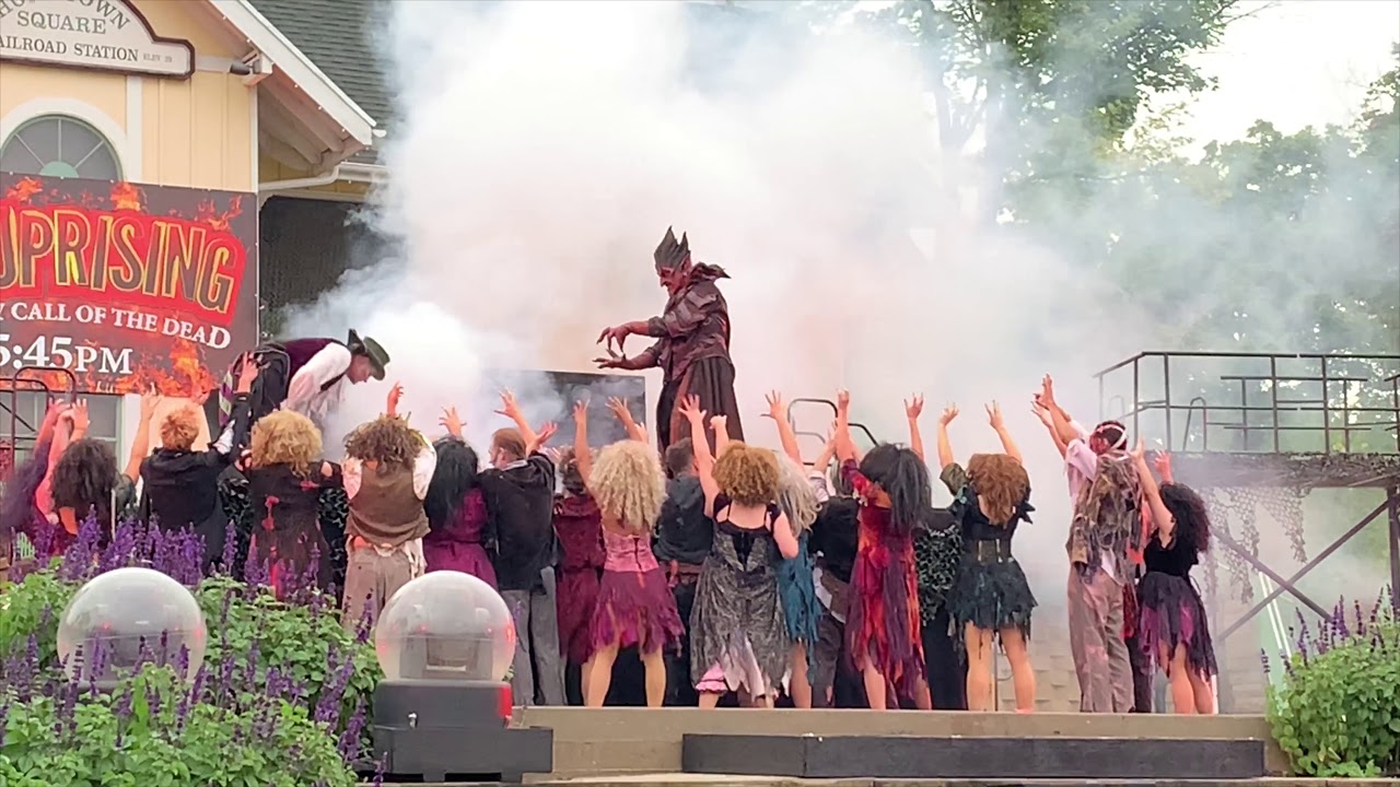 Six Flags Great America Fright Fest 2019 The Uprising Youtube