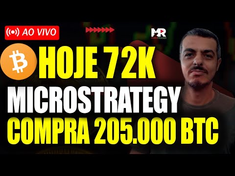 🔥Bitcoin HOJE - Microstrategy Compra 205k BTC HOJE - Etf BlackRock Grayscale - BTC 72K ETH 4K :)