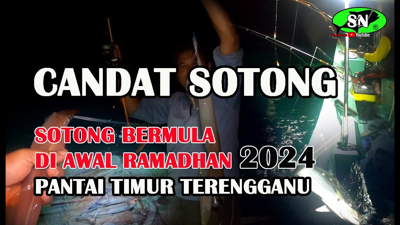 CANDAT SOTONG🦑 Sotong 2024 dah mula masuk kawasan Pantai Timur Terengganu