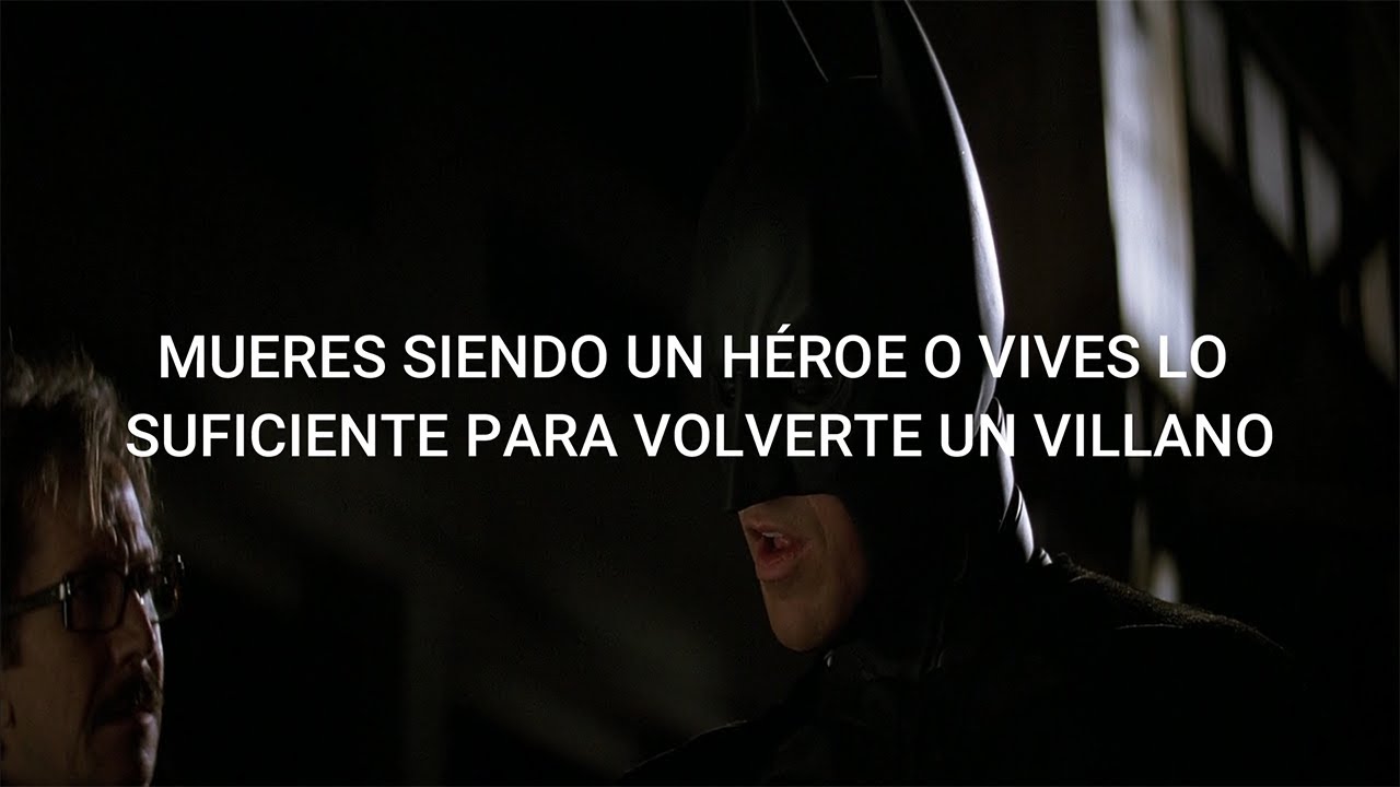 MEJORES FRASES BATMAN 2: EL CABALLERO DE LA NOCHE - YouTube