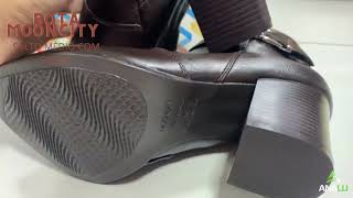 Bota Mooncity Salto Médio com Fivela lateral