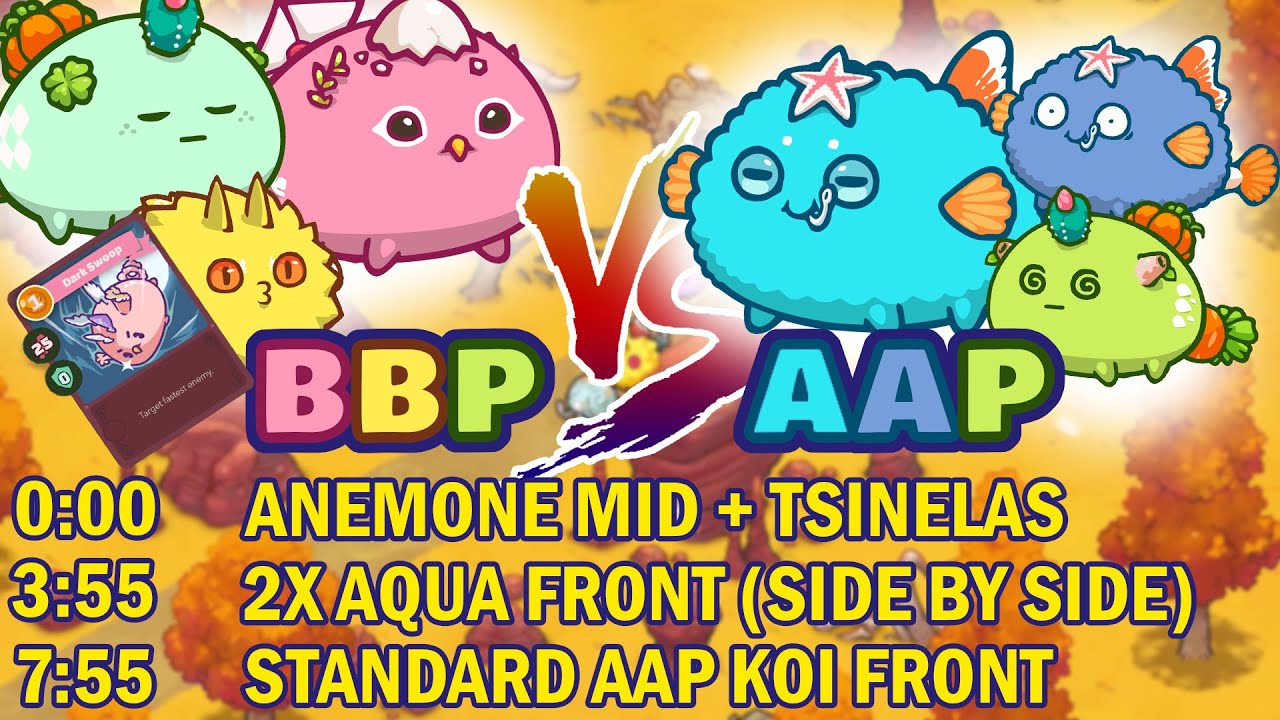 AXIE INFINITY #18 - VS AAP WITH AQUA FRONTS 🐟🐟🐟